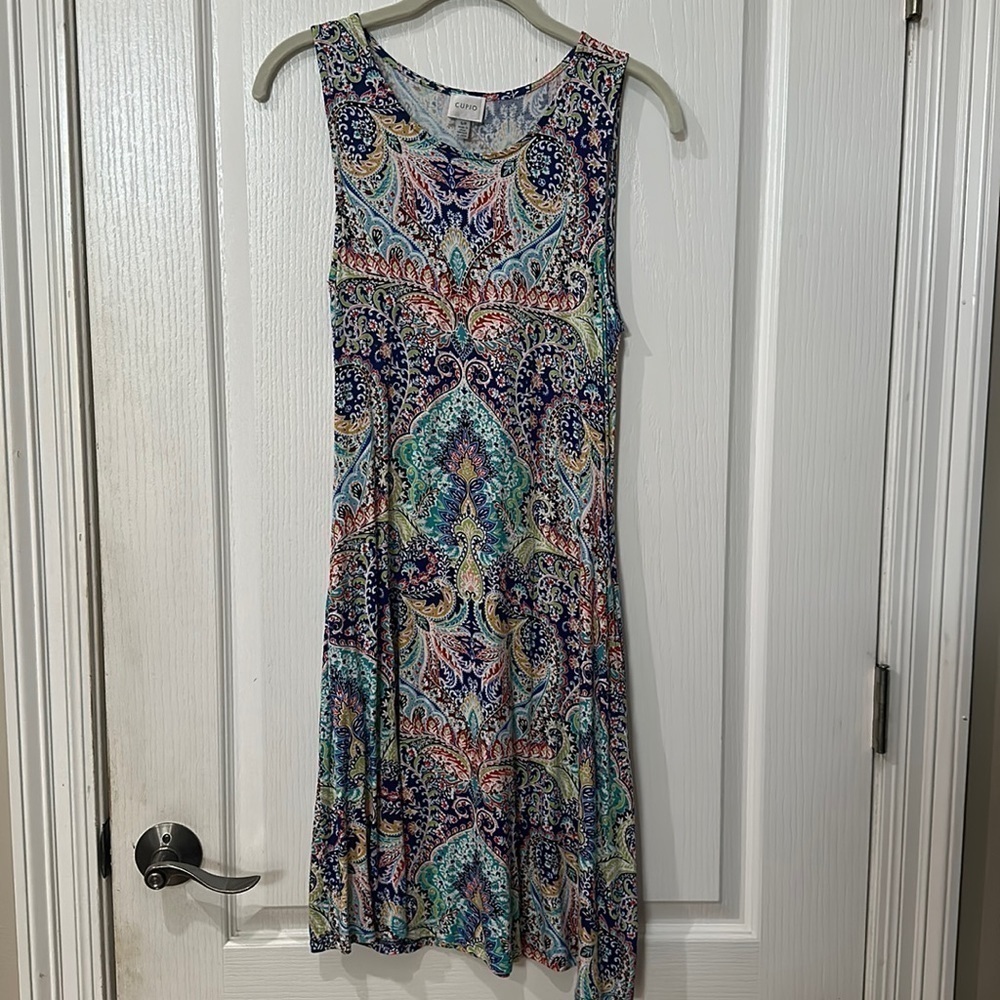 Cupio size S/P Sleeveless multicolor dress